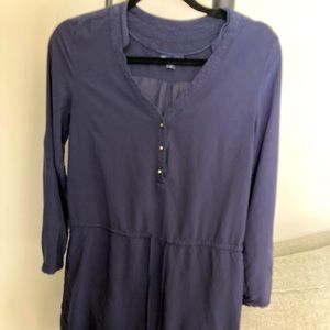 Blue Gap drawstring dress Size M